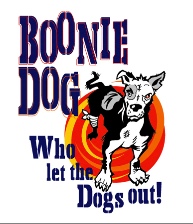 Boonie Dog Logo by Greg Dampier - Illustrator & Graphic Artist of Portland, Oregon