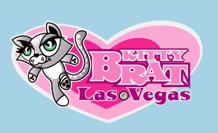 Las Vegas - Kitty Brat by Greg Dampier - Illustrator & Graphic Artist of Portland, Oregon