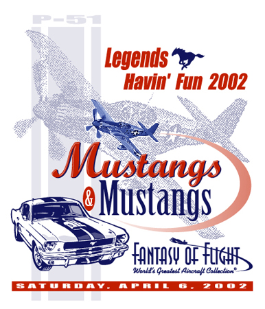 Fantasy of Flight - Mustangs 02 by Greg Dampier - Illustrator & Graphic Artist of Portland, Oregon