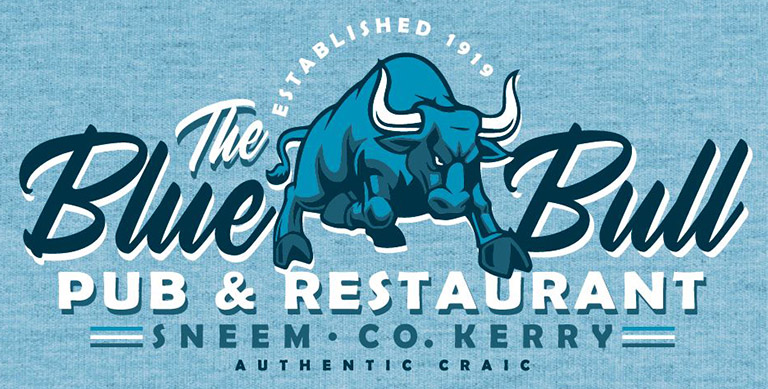 Blue Bull Pub by Greg Dampier - Illustrator & Graphic Artist of Portland, Oregon