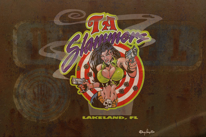 ta slammers by Greg Dampier - Illustrator & Graphic Artist of Portland, Oregon
