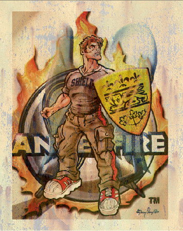 angelfire by Greg Dampier - Illustrator & Graphic Artist of Portland, Oregon