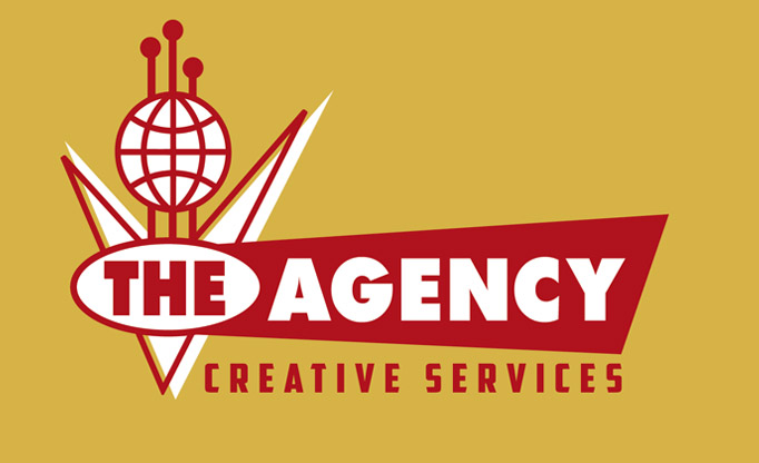 The Agency Creative Services simplified logo by Greg Dampier - Illustrator & Graphic Artist of Portland, Oregon