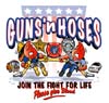 T Shirts • Blood Bank • Guns N Hoses by Greg Dampier All Rights Reserved.