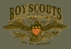 T Shirts • Youth Designs • Boy Scouts Vintage Eagle by Greg Dampier All Rights Reserved.