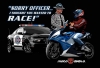 T Shirts • Vehicle Related • Sorry Officer Sportbike Traffic Stop by Greg Dampier All Rights Reserved.