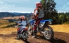Illustration • Full Color • Father Son Dirt Bikes Scene by Greg Dampier All Rights Reserved.