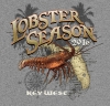 T Shirts • Travel Souvenir • Lobster Season Key West by Greg Dampier All Rights Reserved.
