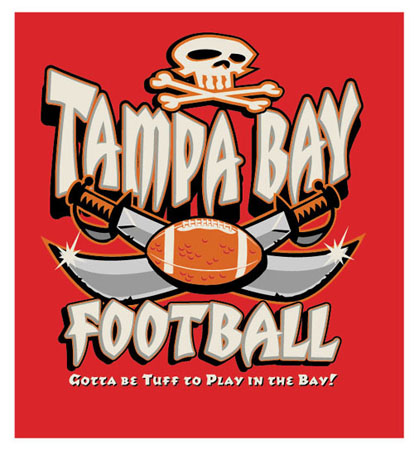 Tampa Bay - Bucs Football by Greg Dampier - Illustrator & Graphic Artist of Portland, Oregon