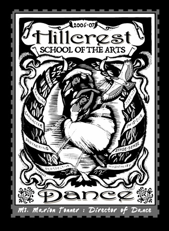 HILLCREST DANCE 3 by Greg Dampier - Illustrator & Graphic Artist of Portland, Oregon
