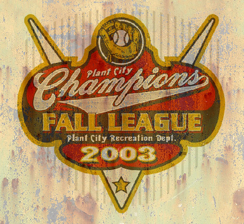 fall league champs by Greg Dampier - Illustrator & Graphic Artist of Portland, Oregon