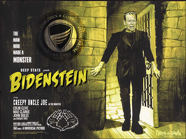 Biden-Stein poster 1 truthaganda by Greg Dampier - Illustrator & Graphic Artist of Portland, Oregon