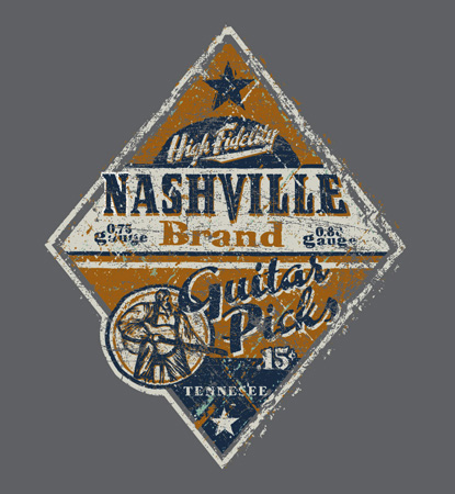 Nashville brand picks by Greg Dampier - Illustrator & Graphic Artist of Portland, Oregon