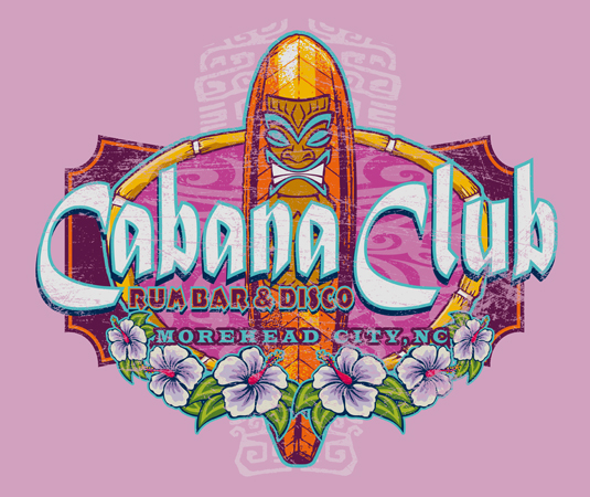 Cabana Club brite by Greg Dampier - Illustrator & Graphic Artist of Portland, Oregon