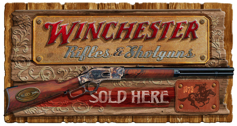 Winchester Rifle art by Greg Dampier - Illustrator & Graphic Artist of Portland, Oregon