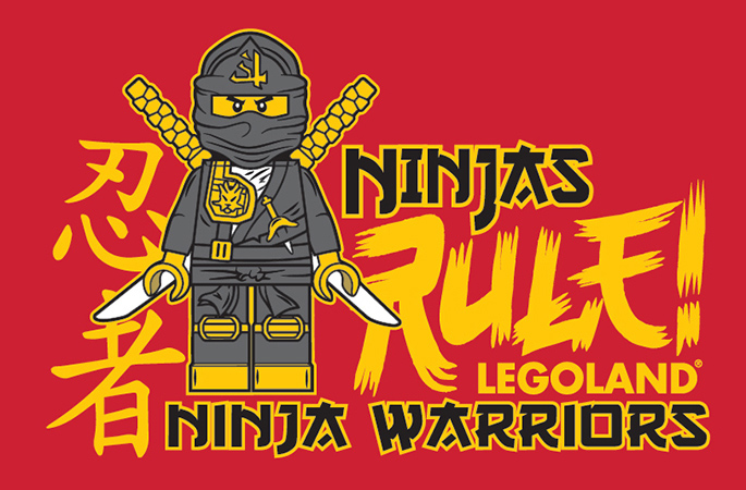 Lego Ninja Youth Tee by Greg Dampier - Illustrator & Graphic Artist of Portland, Oregon