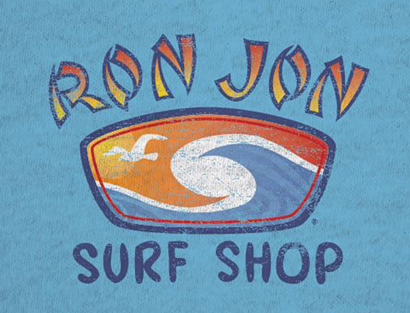 Ron Jon Rustic Wave tee by Greg Dampier - Illustrator & Graphic Artist of Portland, Oregon