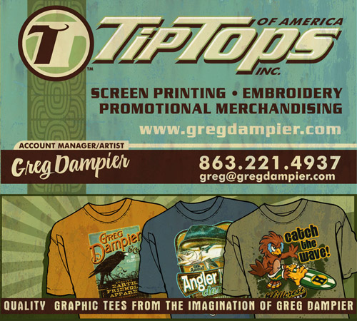 TipTops card by Greg Dampier - Illustrator & Graphic Artist of Portland, Oregon