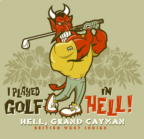 GOLF N HELL by Greg Dampier - Illustrator & Graphic Artist of Portland, Oregon