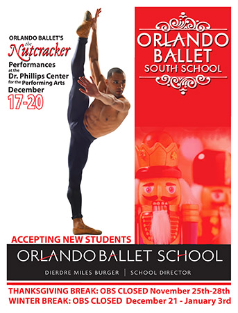 Orlando Ballet South School poster 4 by Greg Dampier - Illustrator & Graphic Artist of Portland, Oregon