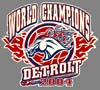 T Shirts • Sports Related • Detroit World Champs 04 2 by Greg Dampier All Rights Reserved.