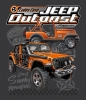 T Shirts • Vehicle Related • Cades Cove Jeep Outpost Tee Design by Greg Dampier All Rights Reserved.
