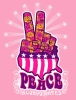 T Shirts • Travel Souvenir • Peace Fingers 2 by Greg Dampier All Rights Reserved.