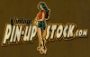 Illustration • Spot Color • Pin Up Stock Logo by Greg Dampier All Rights Reserved.